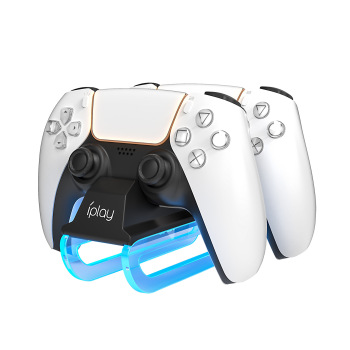 PlayStation DualSense ワイヤレス充電ステーション PlayStation 5 ゲーム、コンソール、アクセサリ DualSense 充電ステーションのドッキングステーション交換品 黒