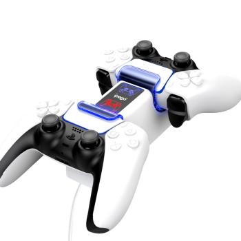 Dockingstation Vervanging Voor DualSense Oplaadstation PlayStation 5-games, Consoles En Accessoires Controller-oplaadstandaard Voor PlayStation 5 Wit